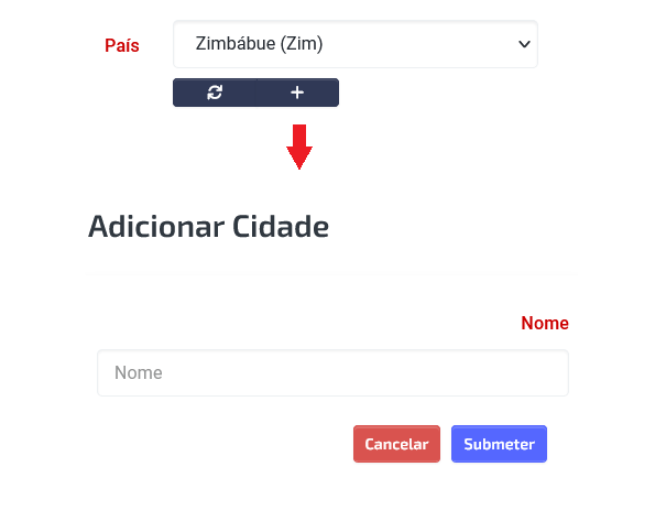 Adicionar Cidade